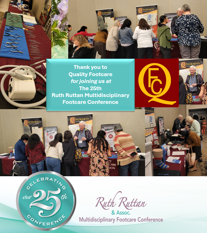 Ruth Ruttan Multidisciplinary Footcare Conference - Exhibitor Quality Footcare - Thank you photo